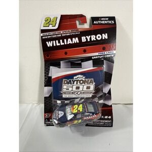 WILLIAM BYRON AXALTA CAMARO ZL1 DAYTONA 500 60TH NASCAR AUTHENTICS DIECAST 2018